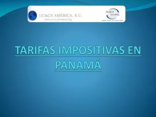 tarifas impositivas en panam