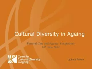 Cultural Diversity in Ageing