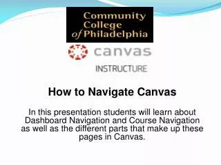 How to Navigate Canvas