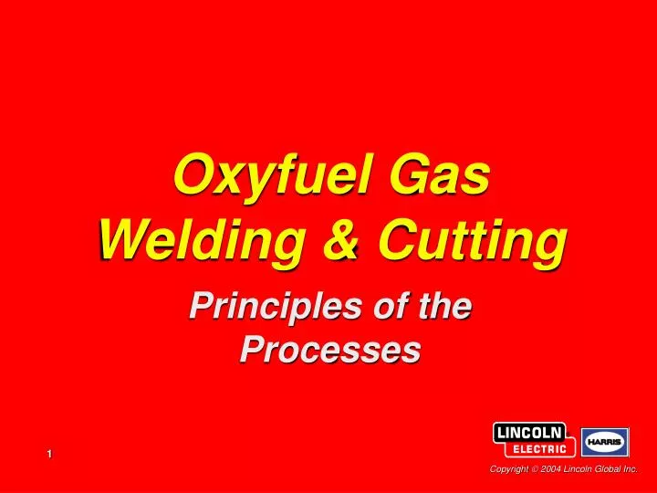 oxyfuel gas welding cutting