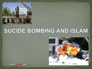 SUCIDE BOMBING AND ISLAM
