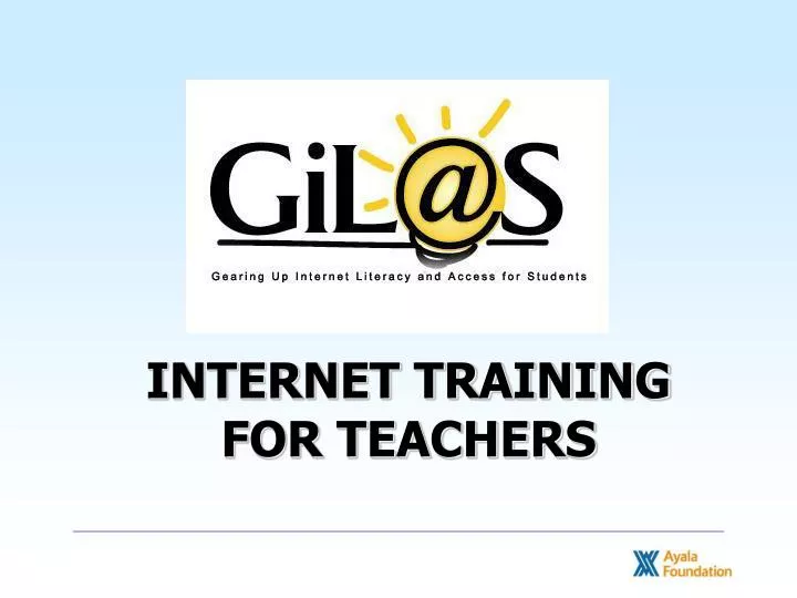 internet training for teachers