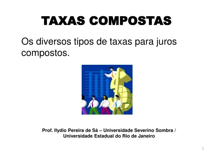 taxas compostas