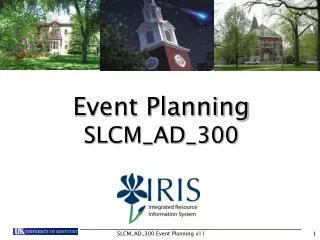 Event Planning SLCM_AD_300