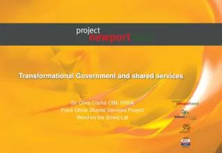 Transformational Government and shared services