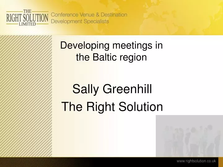 developing meetings in the baltic region