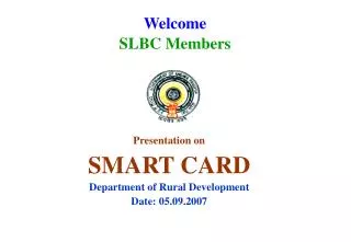 Welcome SLBC Members