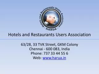 Hotels and Restaurants Users Association