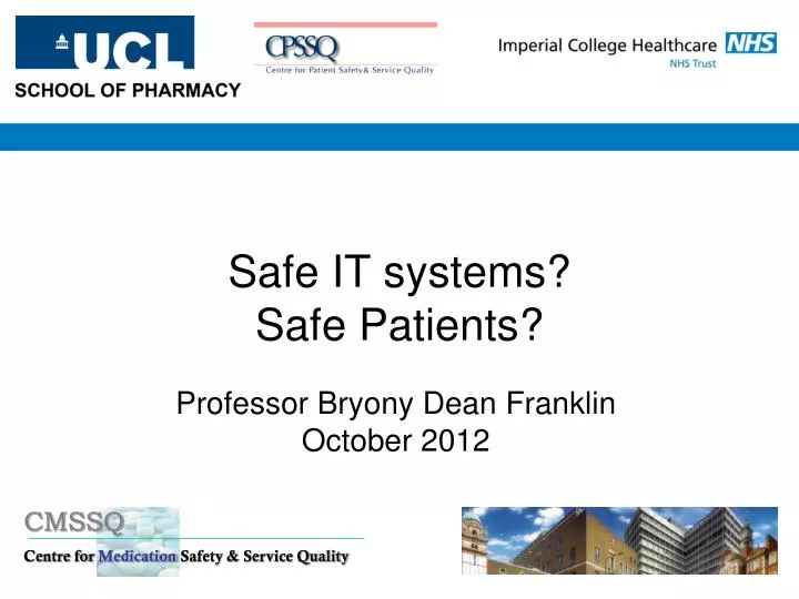safe it systems safe patients