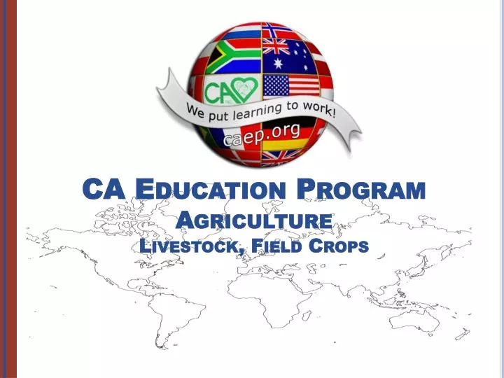 ca education program agriculture livestock field crops