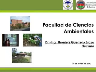 facultad de ciencias ambientales