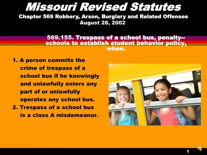 569 155 trespass of a school bus penalty schools to establish student behavior policy when