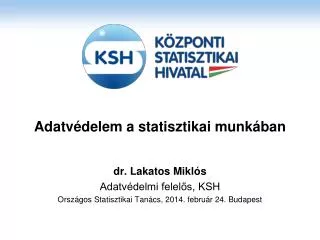 adatv delem a statisztikai munk ban