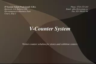 V-Counter System