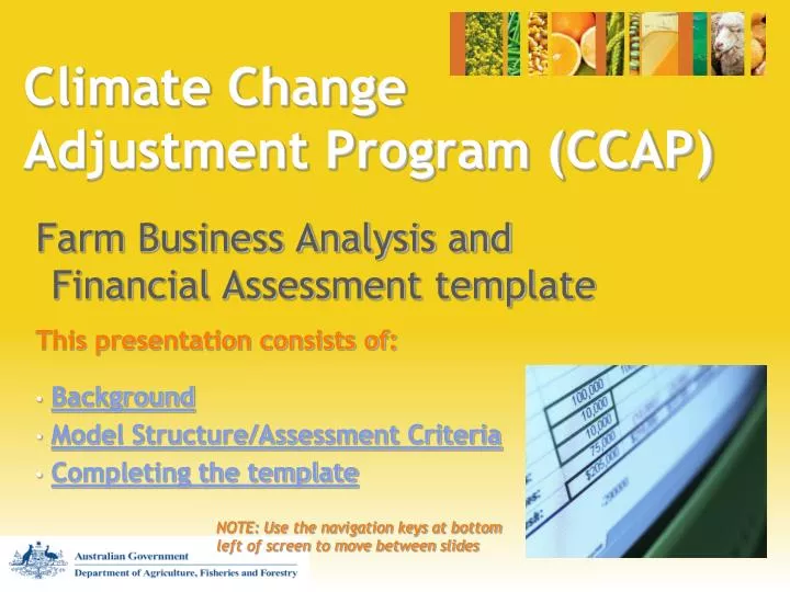climate change adjustment program ccap