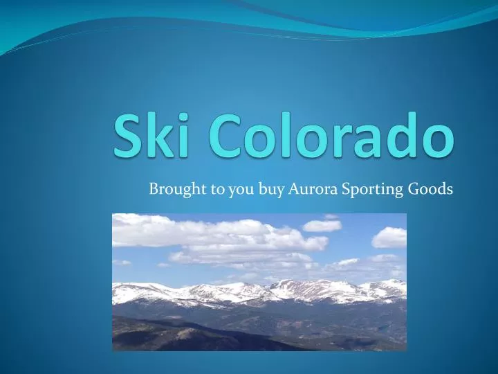 ski colorado