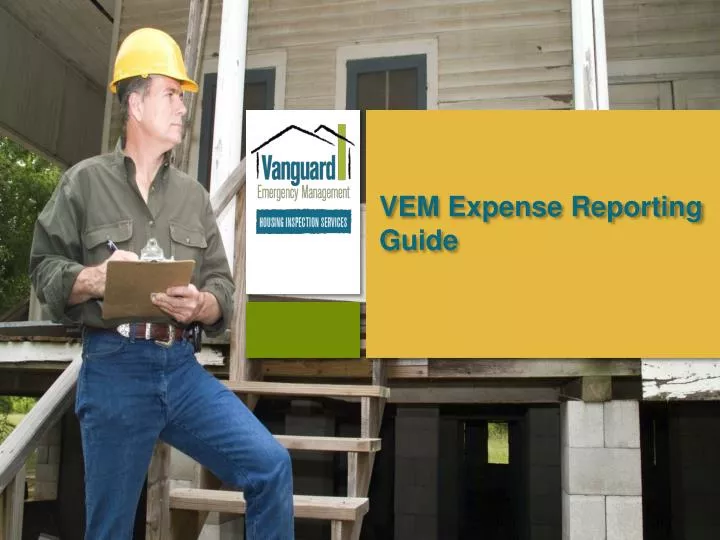 vem expense reporting guide