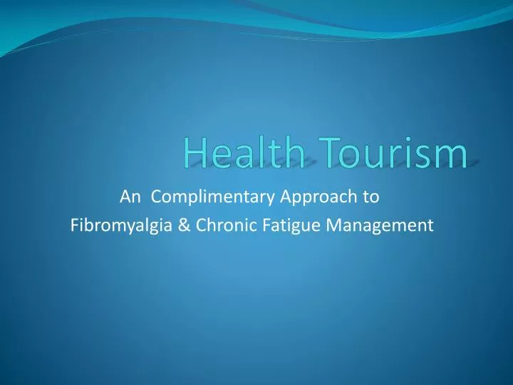 health tourism