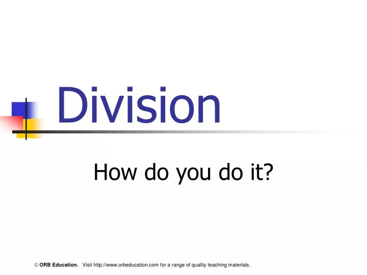 division