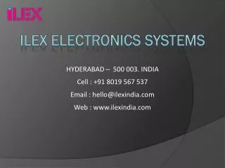 IlEX Electronics Systems
