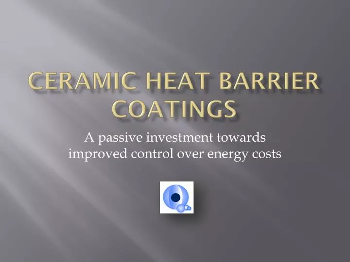 ceramic heat barrier coatings