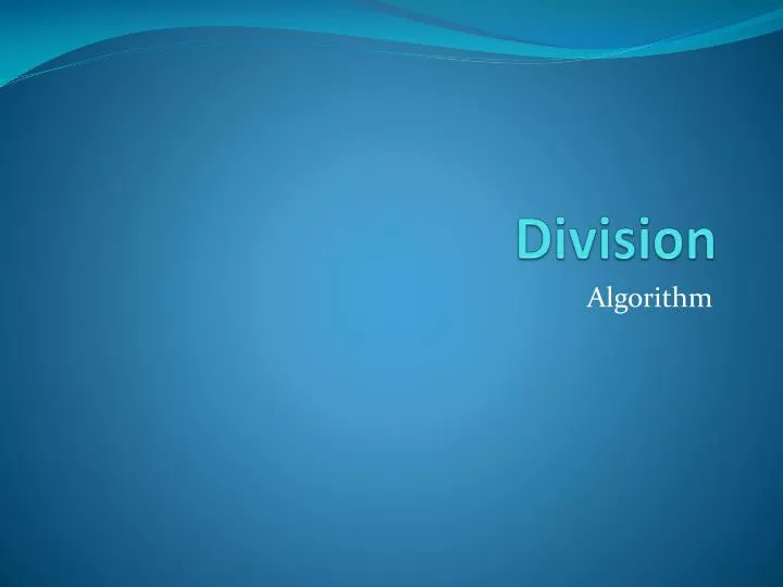 division