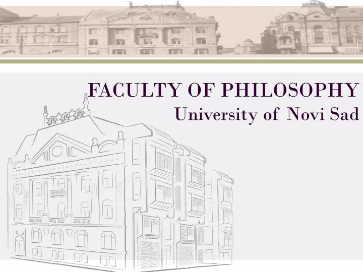 faculty of philosophy university of novi sad
