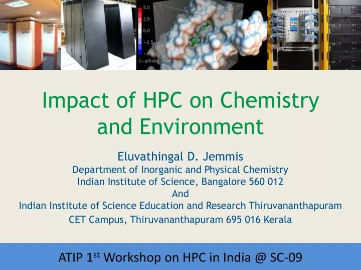 impact of hpc on chemistry and environment