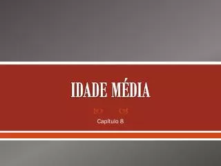 idade m dia