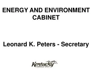 ENERGY AND ENVIRONMENT CABINET