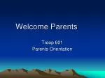Welcome Parents - slide 1