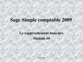 Sage Simple comptable 2009