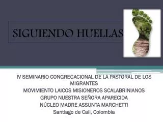 siguiendo huellas
