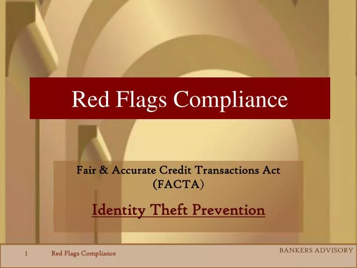 red flags compliance