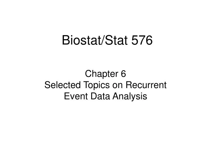 biostat stat 576