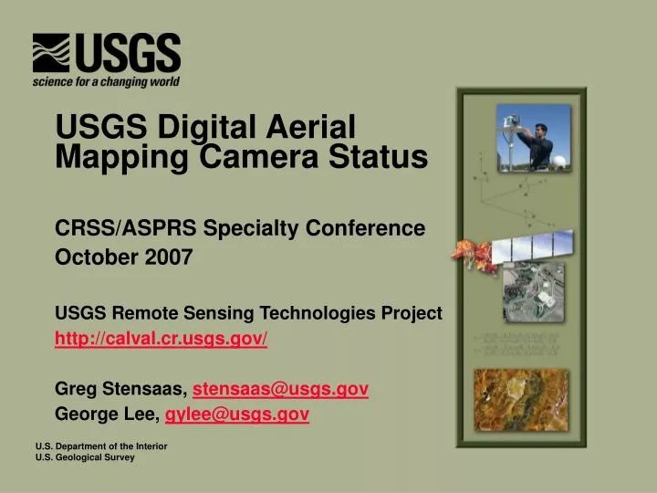 usgs digital aerial mapping camera status