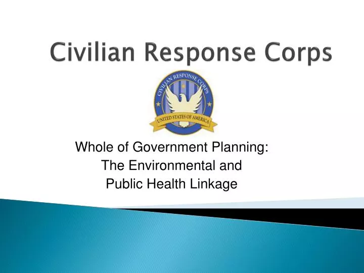 civilian response corps