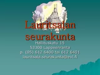 lauritsalan seurakunta