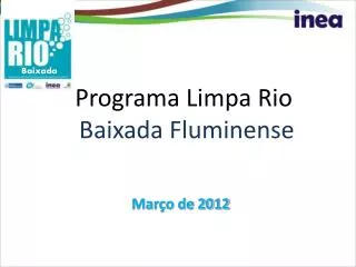 programa limpa rio baixada fluminense