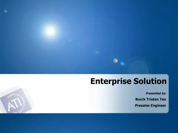 enterprise solution