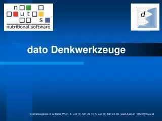 dato denkwerkzeuge