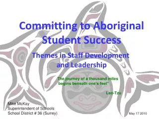 Committing to Aboriginal Student Success