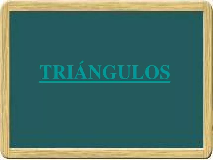 tri ngulos