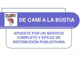 de cam a la b stia