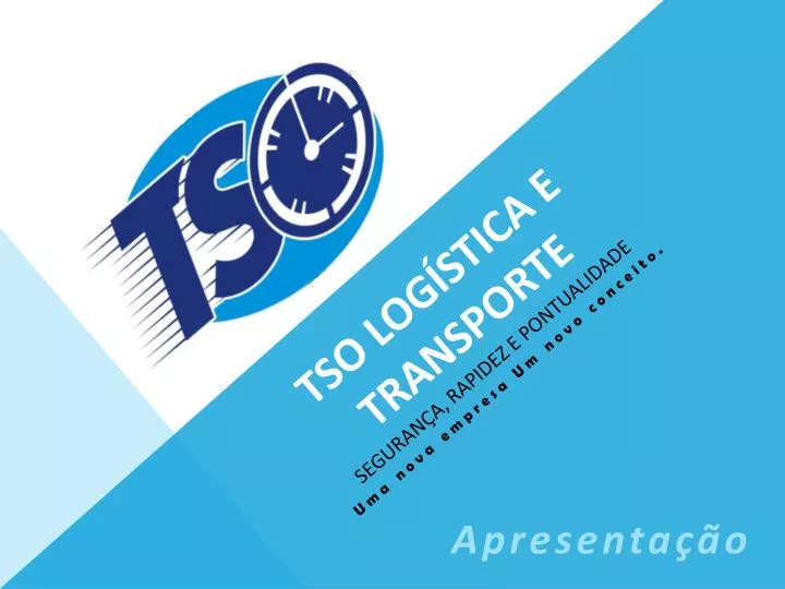 tso log stica e transporte seguran a rapidez e pontualidade