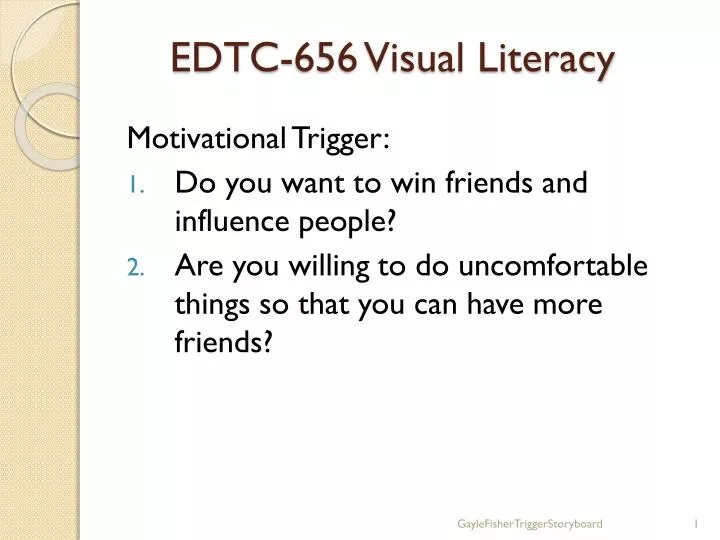 edtc 656 visual literacy