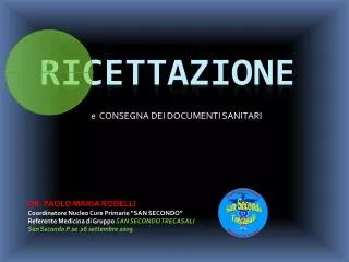 e consegna dei documenti sanitari