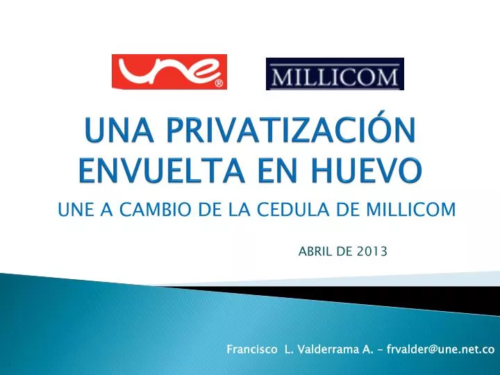 una privatizaci n envuelta en huevo