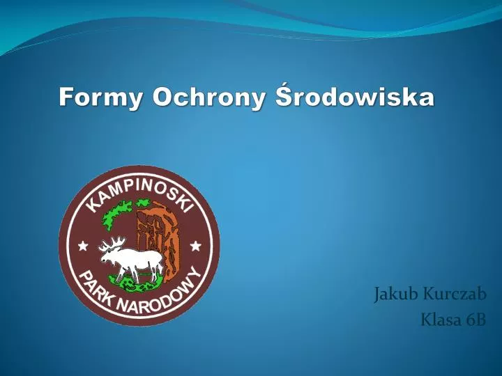 formy ochrony rodowiska