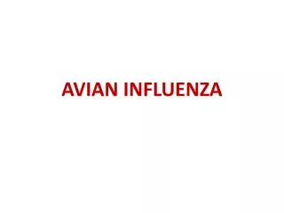 avian influenza